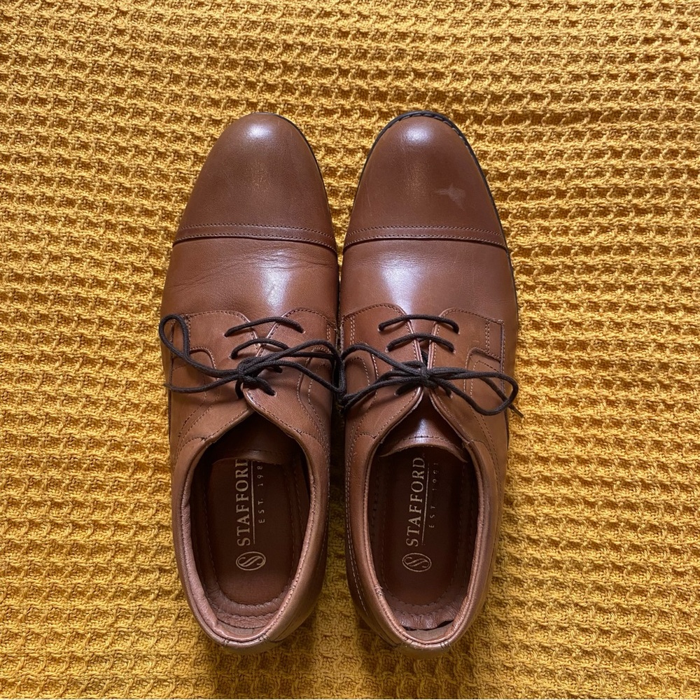 Stafford Mens Oxford Leather size 8.5